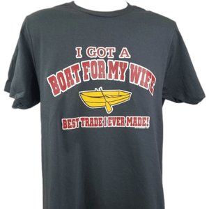 4 I Got A Boat For My Wife, Best Trade I Ever Made Shirt Funny Boating Marriage